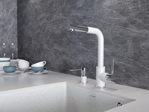 Смеситель для кухни Paulmark KASSEL Ka214311-328 на мойку бежевый - фото 2